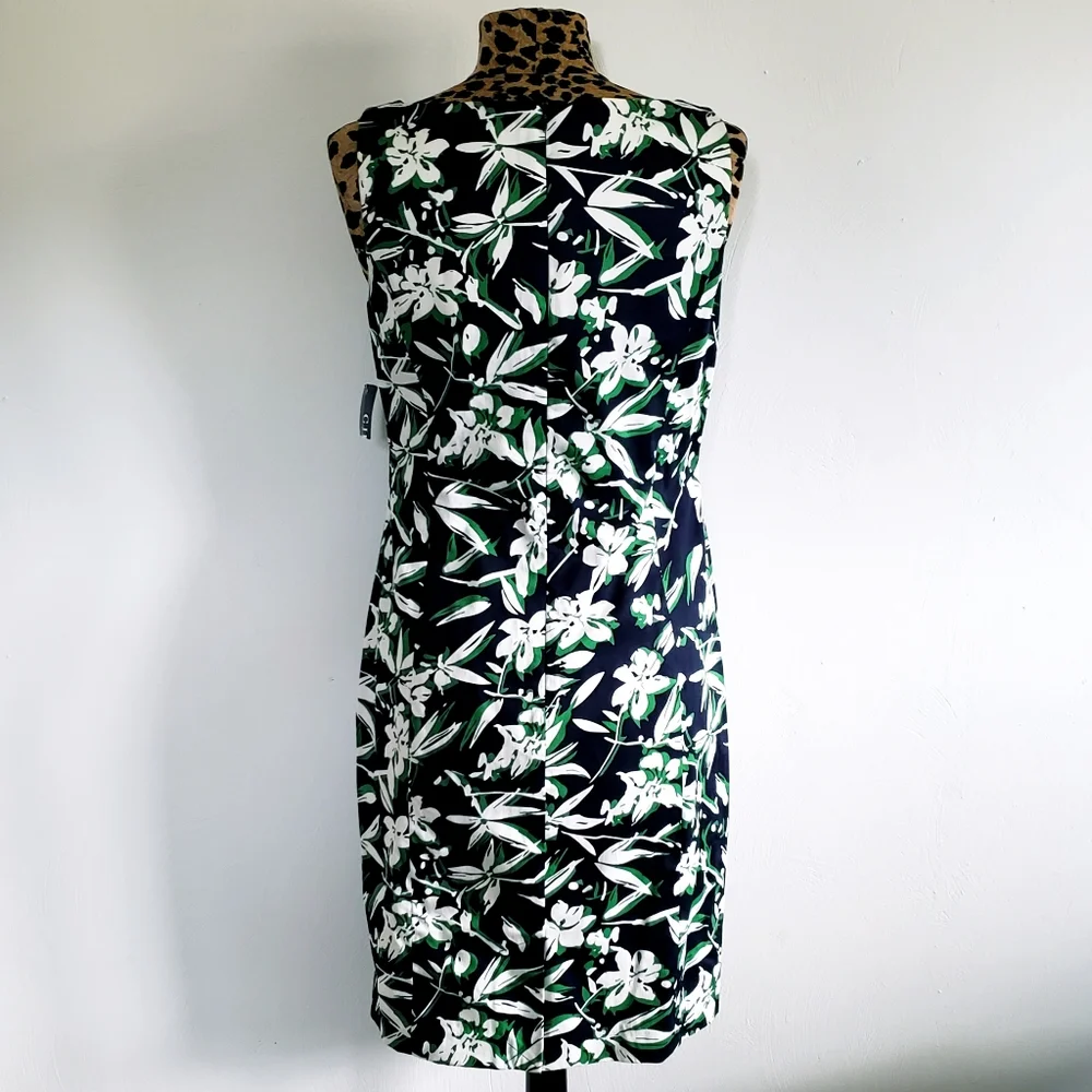 CHAPS Botanical Dress - Picture 2 of 7